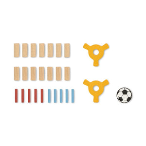 Gioco del calcio in legno natural - personalizzabile con logo