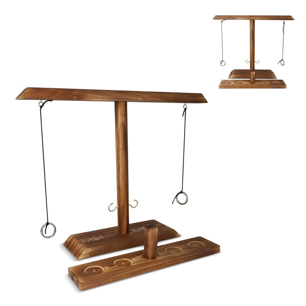 Gioco del lancio dell'anello InSideOut natural - personalizzabile con logo