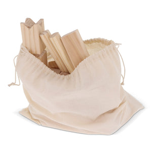 Gioco del lancio in sacchetto di cotone natural - personalizzabile con logo