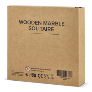 Gioco del solitario con biglie natural - personalizzabile con logo