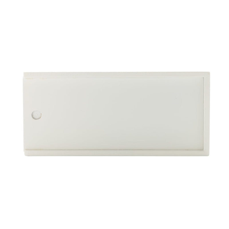 Gioco deluxe mikado/domino in legno bianco - personalizzabile con logo