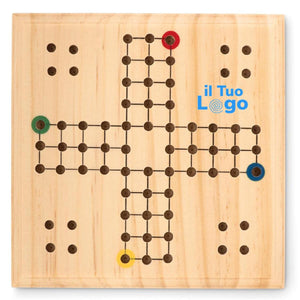 Gioco in legno beige - personalizzabile con logo