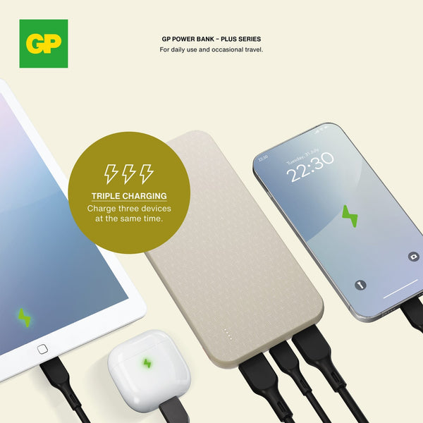 GP B+ Serie Powerbank 10000 mAh - personalizzabile con logo