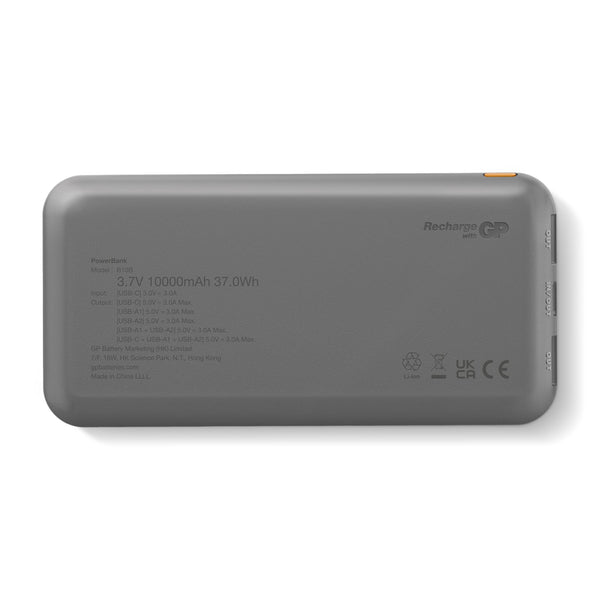 GP B+ Serie Powerbank 10000 mAh - personalizzabile con logo