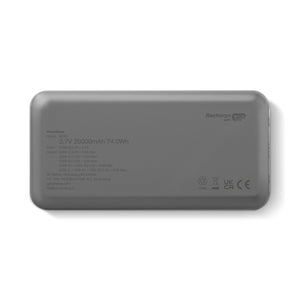 GP B+ Serie Powerbank 20000 mAh Nero - personalizzabile con logo