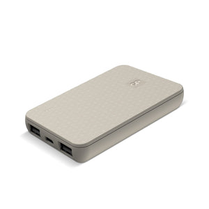 GP B+ Serie Powerbank 5000 mAh Beige - personalizzabile con logo