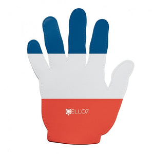 Grande Mano Francia Colore pieno - personalizzabile con logo