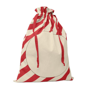 Grande Sacco di Babbo Natale Rosso - personalizzabile con logo