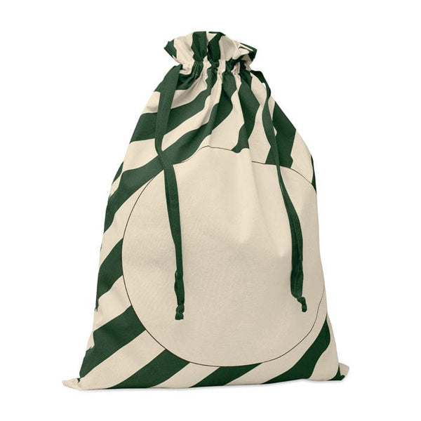 Grande Sacco di Babbo Natale Verde - personalizzabile con logo