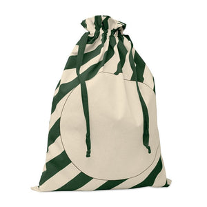 Grande Sacco di Babbo Natale Verde - personalizzabile con logo