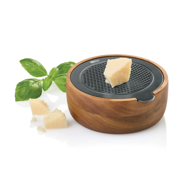 Grattugia fine da tavolo AdHoc CutnServe marrone - personalizzabile con logo