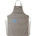 Grembiule da cucina grigio personalizzabile con logo