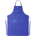Grembiule da cucina blu personalizzabile con logo