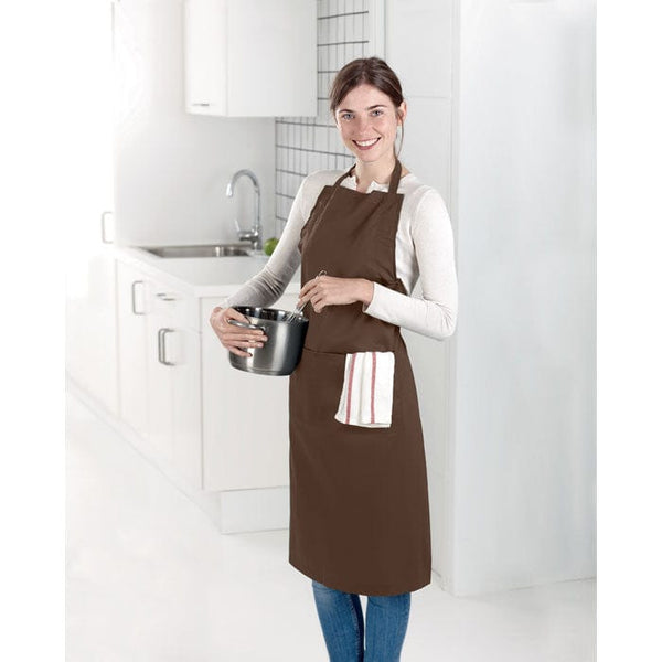 Grembiule da cucina con pettorina - personalizzabile con logo