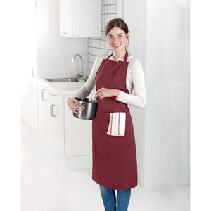 Grembiule da cucina con pettorina - personalizzabile con logo