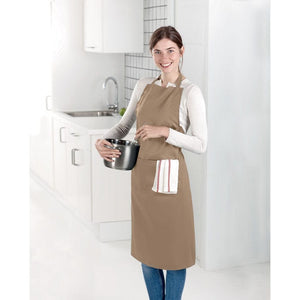 Grembiule da cucina con pettorina - personalizzabile con logo