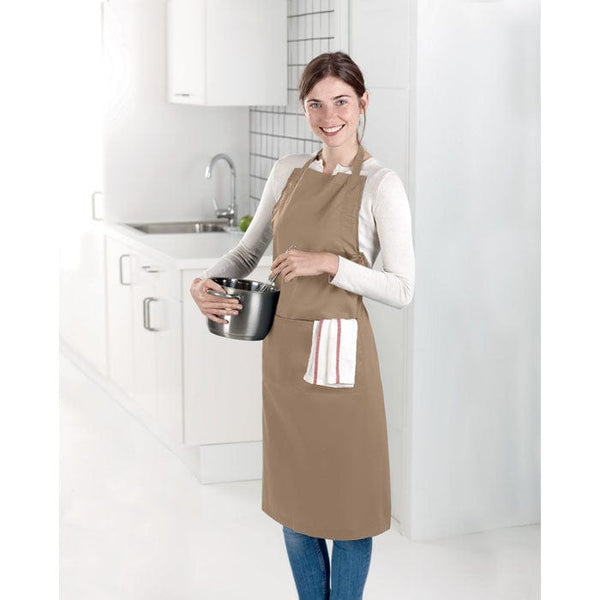 Grembiule da cucina con pettorina - personalizzabile con logo