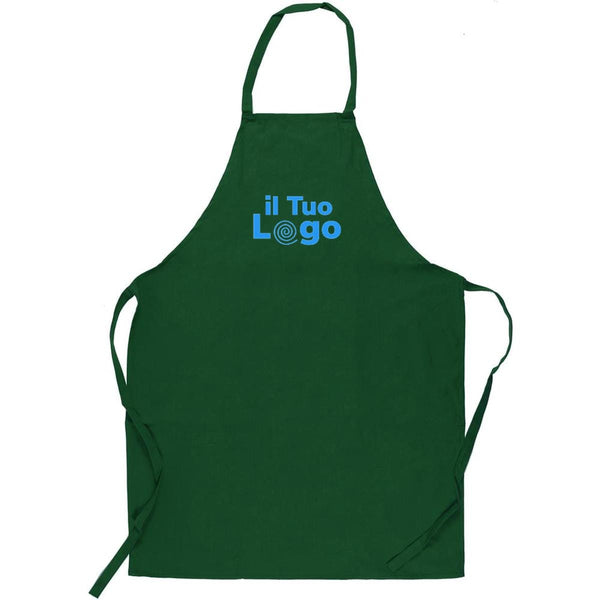 Grembiule da cucina  in cotone - personalizzabile con logo
