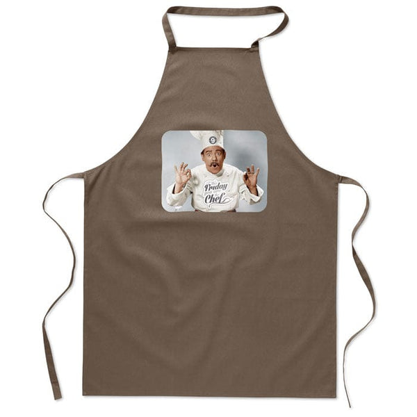 Grembiule da cucina  in cotone - personalizzabile con logo