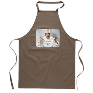 Grembiule da cucina in cotone - personalizzabile con logo