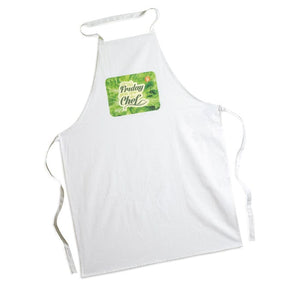 Grembiule da cucina in cotone - personalizzabile con logo