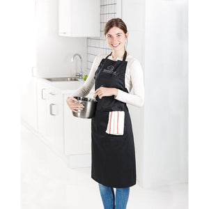 Grembiule da cucina con pettorina - personalizzabile con logo