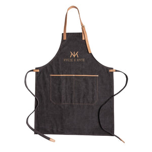 Grembiule deluxe da chef in canvas - personalizzabile con logo