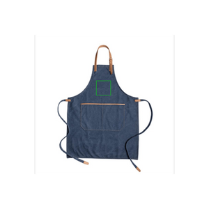 Grembiule deluxe da chef in canvas - personalizzabile con logo