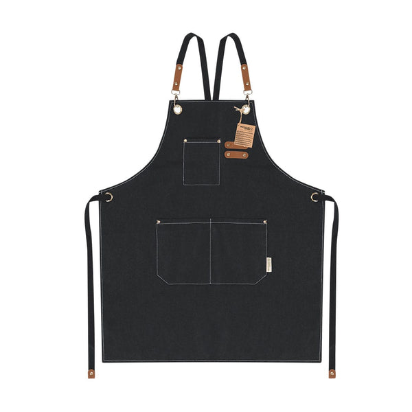 Grembiule Fonor nero - personalizzabile con logo