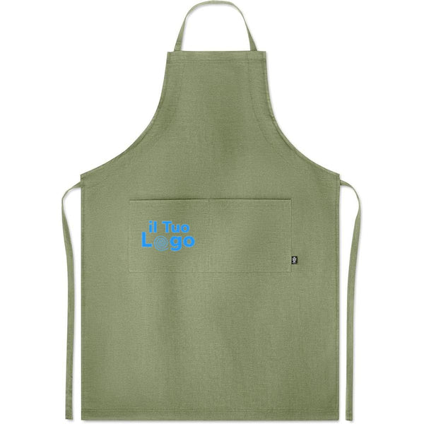 Grembiule in canapa da 200gr - personalizzabile con logo