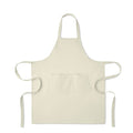 Grembiule in cotone biologico 2 natural - personalizzabile con logo