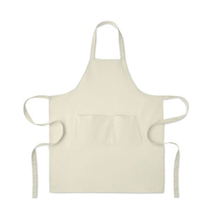 Grembiule in cotone biologico 2 natural - personalizzabile con logo