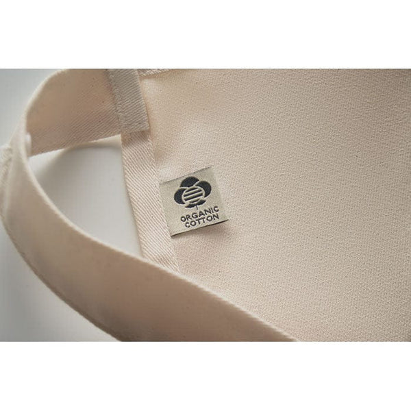 Grembiule in cotone biologico 240g beige - personalizzabile con logo