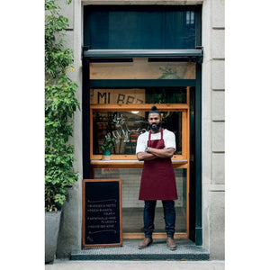 Grembiule in cotone biologico Oekotex - personalizzabile con logo