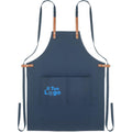 Grembiule in cotone organico con inserti - personalizzabile con logo