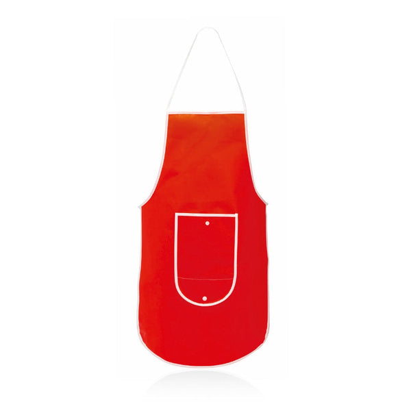 Grembiule Pieghevole Sopex rosso - personalizzabile con logo