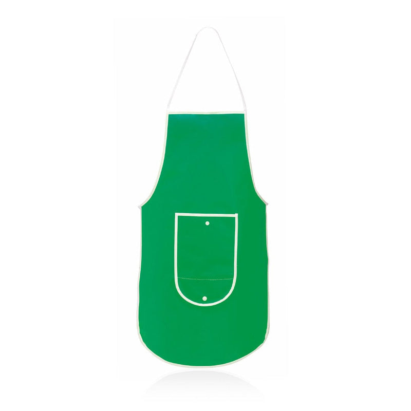 Grembiule Pieghevole Sopex verde - personalizzabile con logo