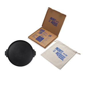 Griglia da 30 cm VINGA Monte Ardoise nero - personalizzabile con logo