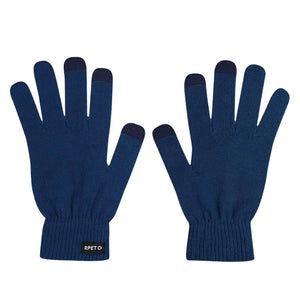 Guanti Touch Brolyn blu navy - personalizzabile con logo