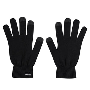 Guanti Touch Brolyn nero - personalizzabile con logo