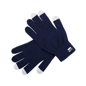 Guanti Touch Despil blu navy - personalizzabile con logo