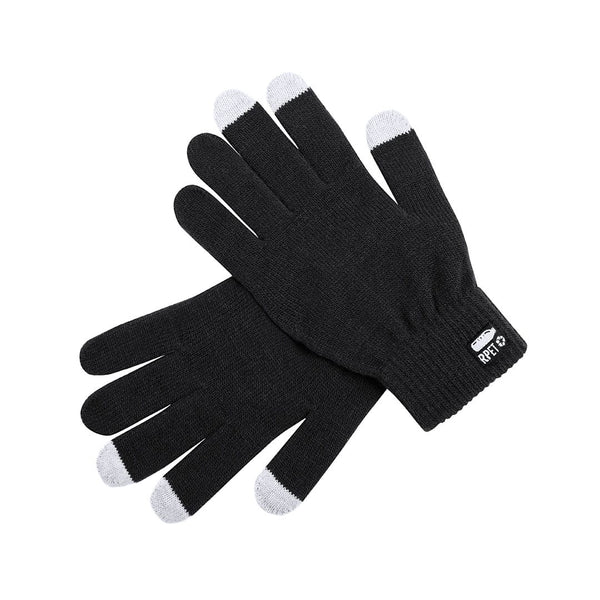 Guanti Touch Despil nero - personalizzabile con logo