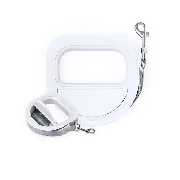 Guinzaglio Ivare bianco - personalizzabile con logo