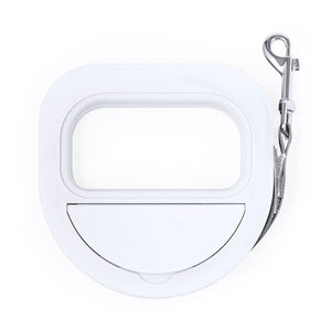 Guinzaglio Ivare bianco - personalizzabile con logo