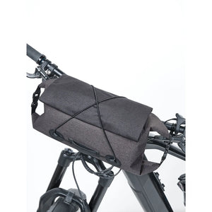 Handlebar Bag CYCLE grigio - personalizzabile con logo