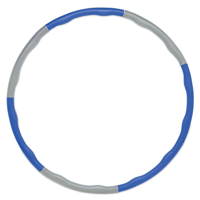 Hula hoop in custodia di RPET Nero - personalizzabile con logo