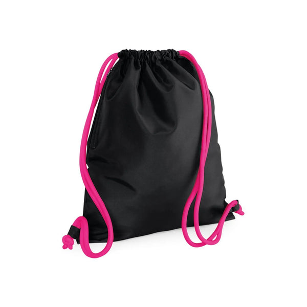 Icon Gymsac black/fuchsia - personalizzabile con logo