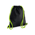 Icon Gymsac black/lime green - personalizzabile con logo