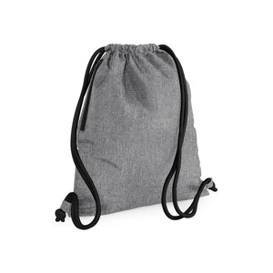 Icon Gymsac grey marl/black - personalizzabile con logo
