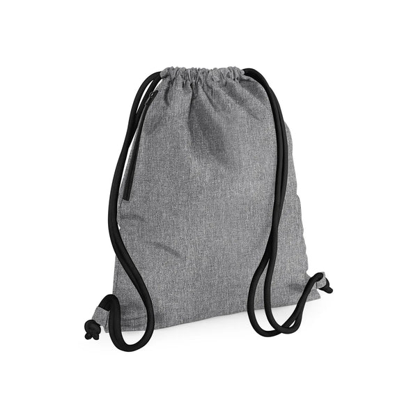 Icon Gymsac grey marl/black - personalizzabile con logo